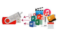 USB Card Podemos pré-carregar as suas Memórias USB com apresentações, catálogos de produtos, ficheiros de música e vídeo, entre outros.